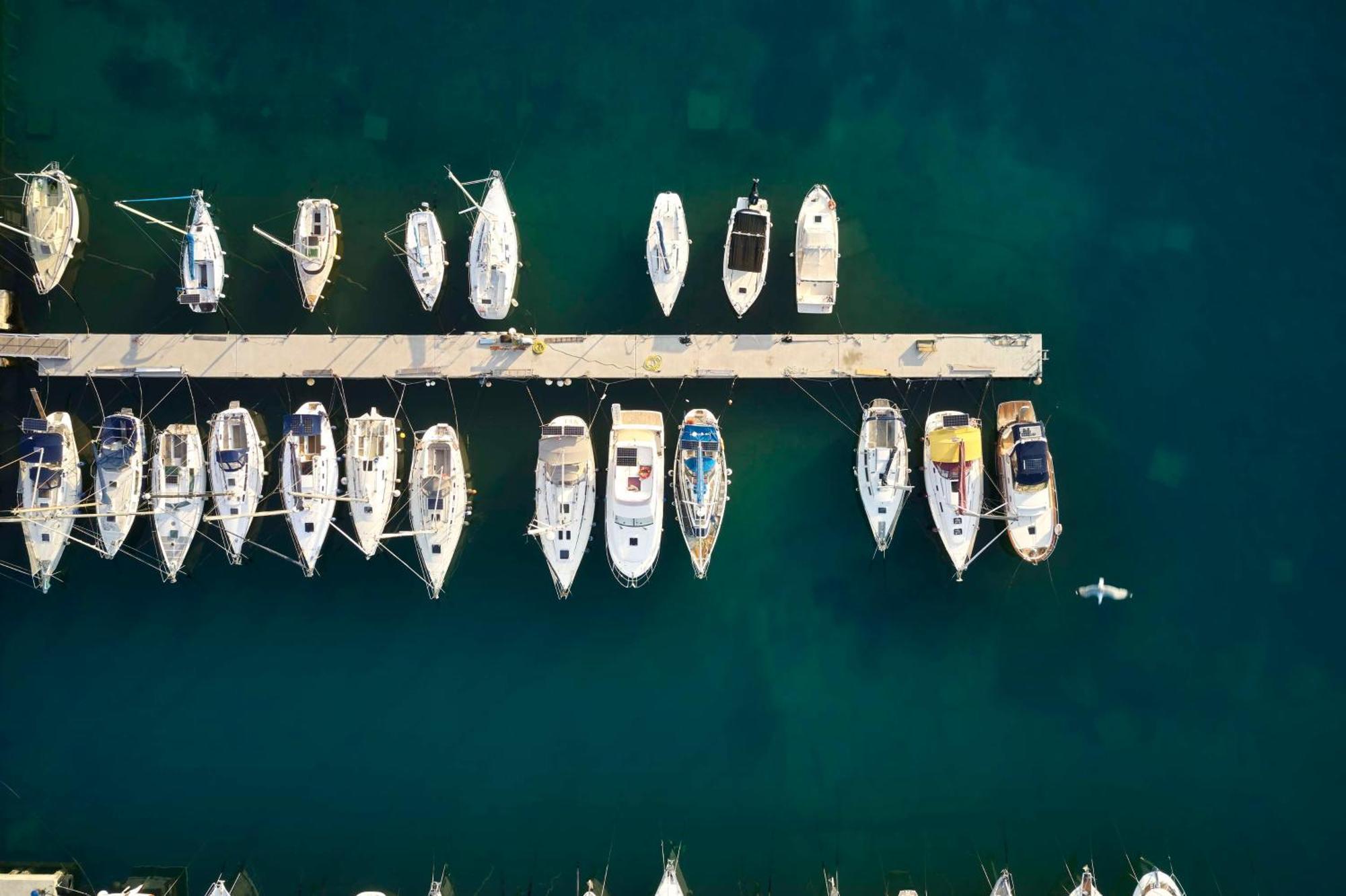 Hotel Kempinski Palace Portoroz Exterior foto Aerial view of the marina